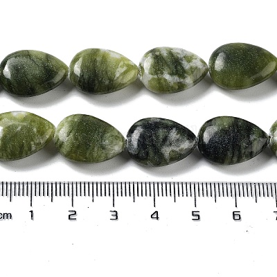 Натуральные нити нефрита Синьи в форме капли/китайского южного нефрита G-L242-23-1