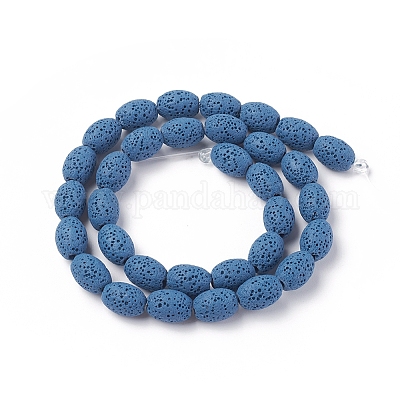 Бусы из натуральной лавы&nbsp;G-F671-03A-12-1