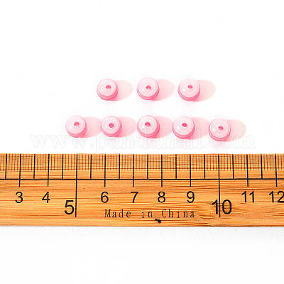 50 шт. Прозрачные бусины из смолы в полоску RESI-YW0001-02F-1