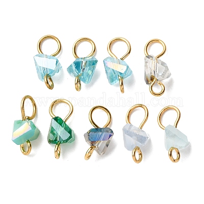 Подвески-соединители с треугольными звеньями из гальванического стекла PALLOY-JF04411-1