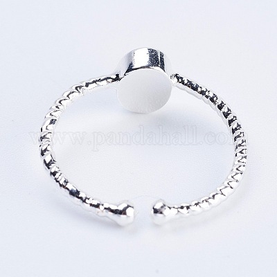 Регулируемые натуральные наручные кольца из агатового манжета RJEW-E147-G-1