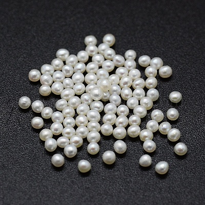 Freshwater Pearl Bead White Rice Pearls Small Beads DIY Jewelry 1.8-2mm 1  Strand