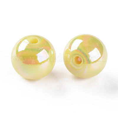 Непрозрачные акриловые бусины MACR-S370-D16mm-A10-1