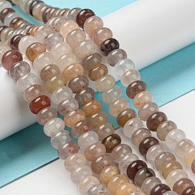 Натуральные фиолетовые клубничные кварцевые бусины G-M420-K02-01-1