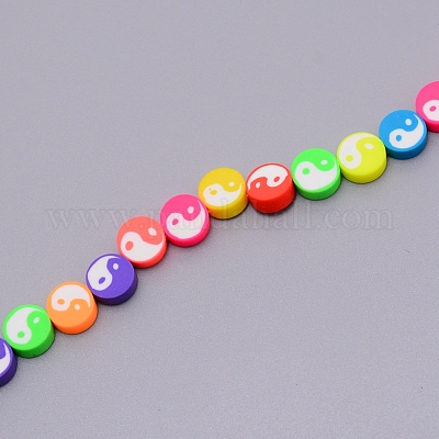 Бусины из полимерной глины ручной работы CLAY-TAC0002-03B-1