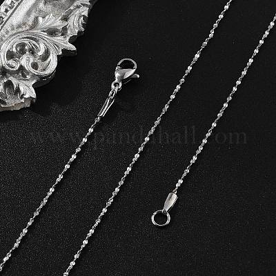 Не тускнеющие цепочки из нержавеющей стали 304 NJEW-F248-06A-P-1