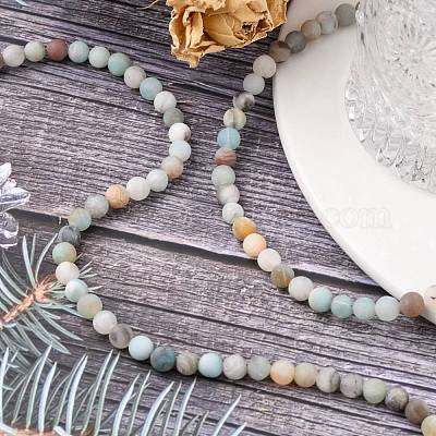 Натуральный цветок амазонитовые бусины пряди&nbsp;G-G692-01F-6mm-1