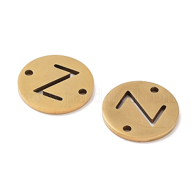 Вакуумное покрытие pvd 201 полые плоские круглые звенья из нержавеющей стали FIND-R149-03Z-G-1