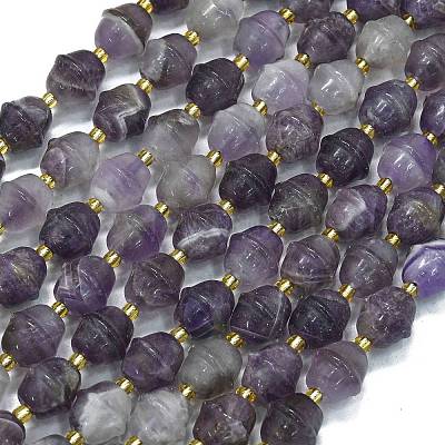 Natürlichen Amethyst Perlen Stränge&nbsp;G-K389-D29-01-1