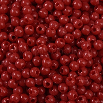 Непрозрачные акриловые бусины SACR-A007-01A-15-1