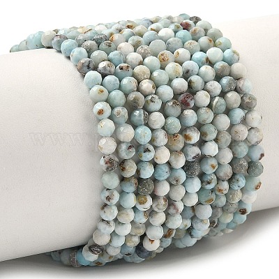 Природные ларимар бисер нитей&nbsp;G-F785-B01-01A-1