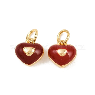 Латунь эмаль подвески KK-H078-25G-1