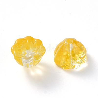 Perles en verre transparentes&nbsp;GLAA-T016-35-1