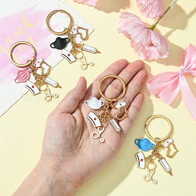 Брелок из эмалевого сплава&nbsp;KEYC-YW00081-01-1