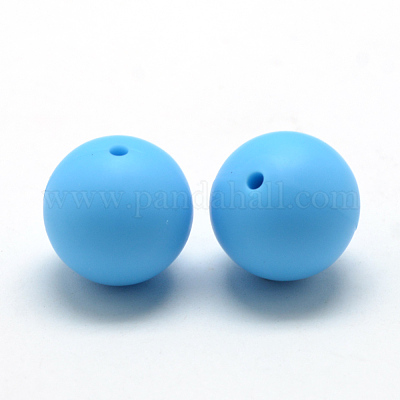 Пищевые экологически чистые силиконовые бусины SIL-R008C-07-1