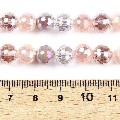 Гальванические стеклянные бусины X-GLAA-Z006-01D-1