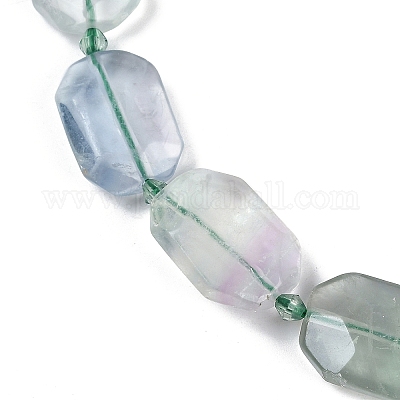 Природных красочные флюорита бисер нитей G-B125-P13-01-1