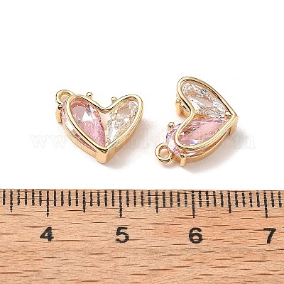 Латунные микро проложить кубического циркония подвески KK-A259-18G-03-1