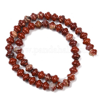 Натуральные красные яшмы бусы пряди G-P595-C02-01-1