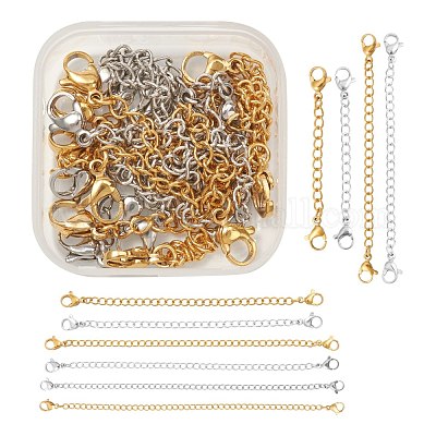 10 прядь 10 стиля удлинитель цепи из нержавеющей стали 304 STAS-LS0001-45M-1