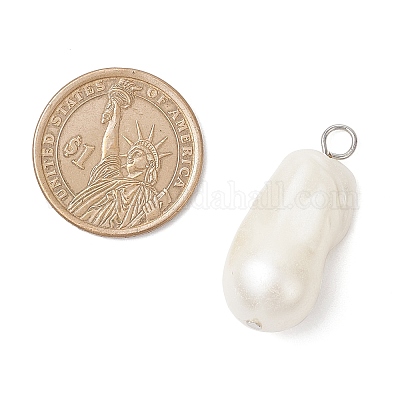 Подвески из искусственного жемчуга PALLOY-JF04059-02-1