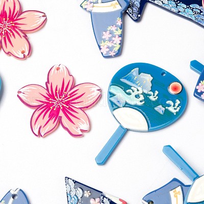 24 шт. 4 акриловых подвески KY-LS0001-08-1