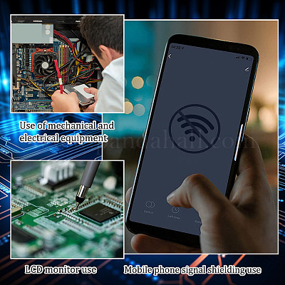 Двусторонний токопроводящий тканевый скотч длиной 20 м. AJEW-WH0070-17A-1