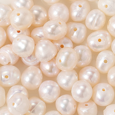 100 шт. бусины из натурального пресноводного жемчуга PEAR-LT0001-18-1