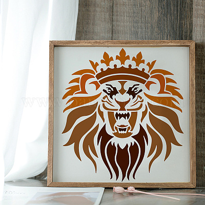 lion roar stencil