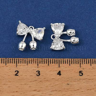 Латунные микро проложить кубического циркония подвески KK-C155-07S-1