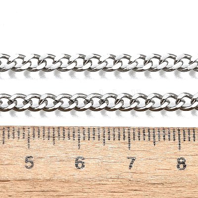 Мужские ожерелья из нержавеющей стали 304 с панцирной цепочкой STAS-O037-57P-1