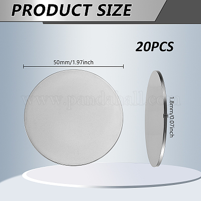 20 шт. пустые металлические листы из нержавеющей стали 304 STAS-GA0001-98-1