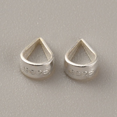 925 держатели кулонов из чистого серебра STER-WH0010-02B-S-1