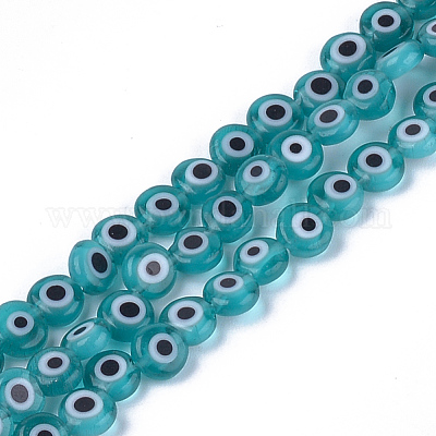 Ручной сглаза бусины бисер нитей LAMP-S191-02A-06-1