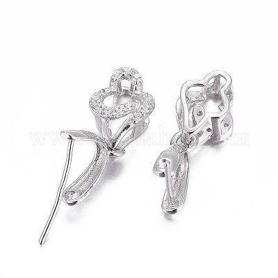 Bélières En Argent 925 Sans Nickel - Lot De 3 Attaches Pour Pendentifs DIY, Qualité Bijoutier, Dimensions 9,4 Mm - 5