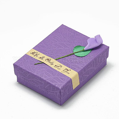 Картон комплект ювелирных изделий коробки CBOX-Q036-09-1