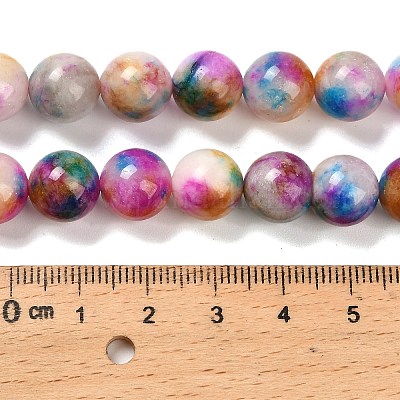 Бусины из натурального белого нефрита G-Z097-A01-10mm-A-1