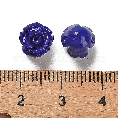 Резные бусины из синтетического коралла&nbsp;CORA-H003-01B-04-1