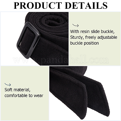 Завяжите тканевые поясные ремни узлом с пряжкой AJEW-WH20003-08C-1