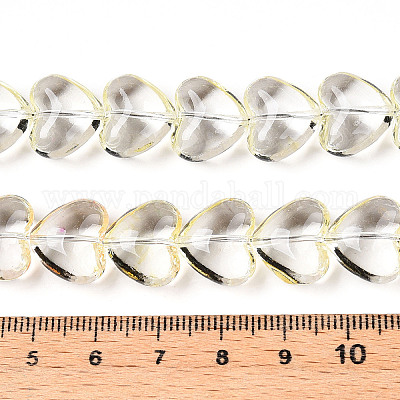 Прозрачные стеклянные бусины нити GLAA-T023-13C-1