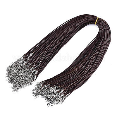 Wholesale Waxed Cotton Cord Necklace Making - Pandahall.com