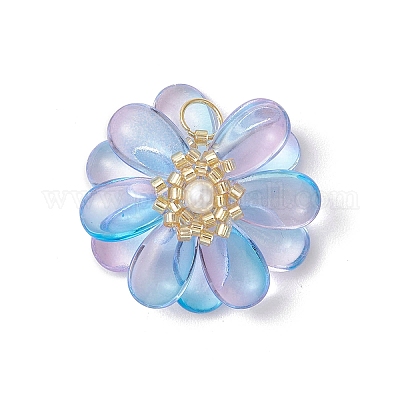 Прозрачные стеклянные подвески PALLOY-MZ00723-04-1