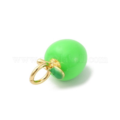 Латунь эмаль подвески KK-Q098-33G-B-1