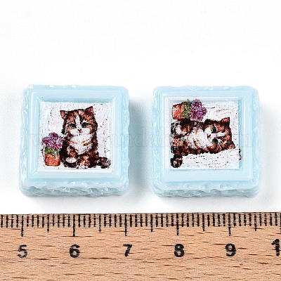 Непрозрачная смола декодирует кабошоны RESI-N039-130C-1