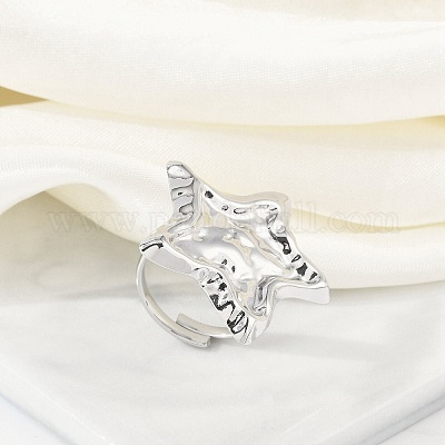 Кольца-манжеты в форме звезды из нержавеющей стали 304 с защитой от потускнения RJEW-M047-06P-1