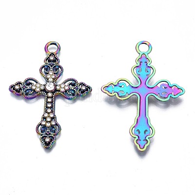 Подвески из сплава цвета радуги PALLOY-N163-156A-1