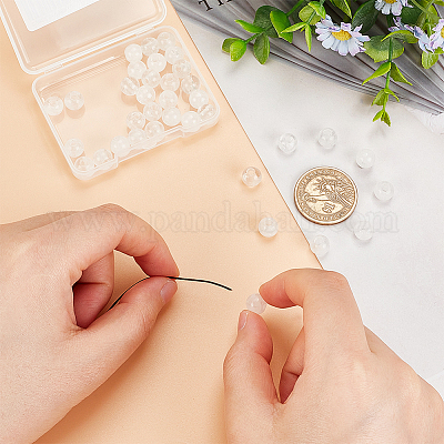 Природный кристалл кварца бусины G-OC0003-85B-1