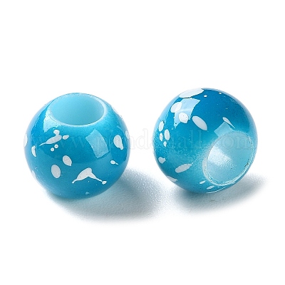 Европейские бусины из АБС-пластика KY-G033-01B-05-1