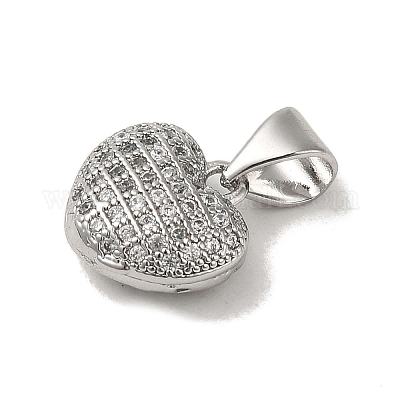 Латунные микро проложить кубического циркония подвески KK-C058-06P-1