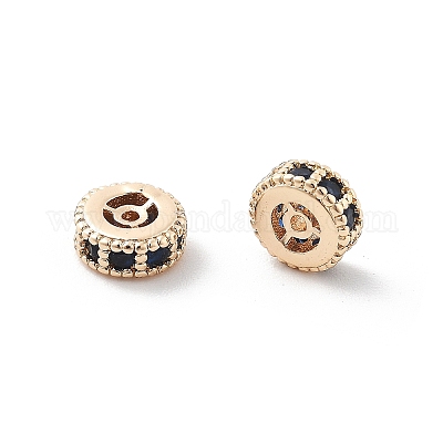 Латунные микро проложить кубического циркония бусы KK-R216-10A-KCG02-1